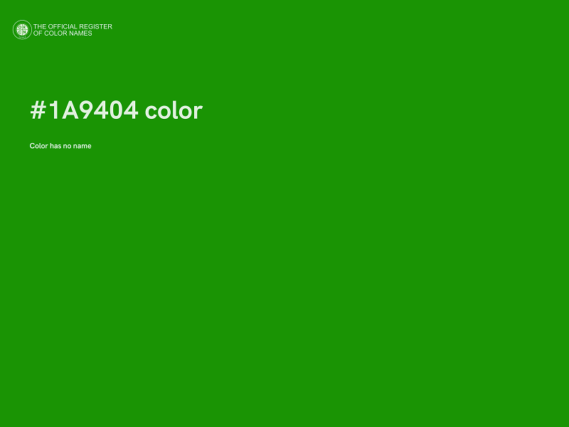 #1A9404 color image