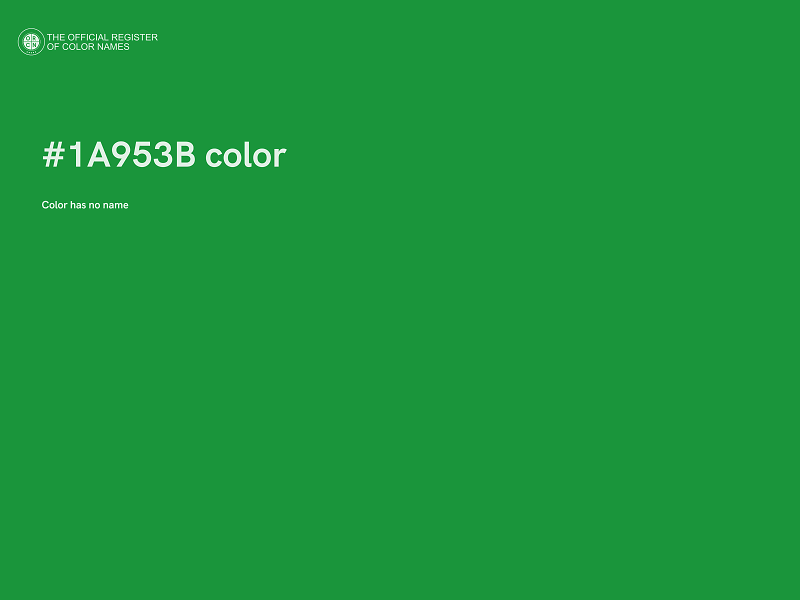 #1A953B color image