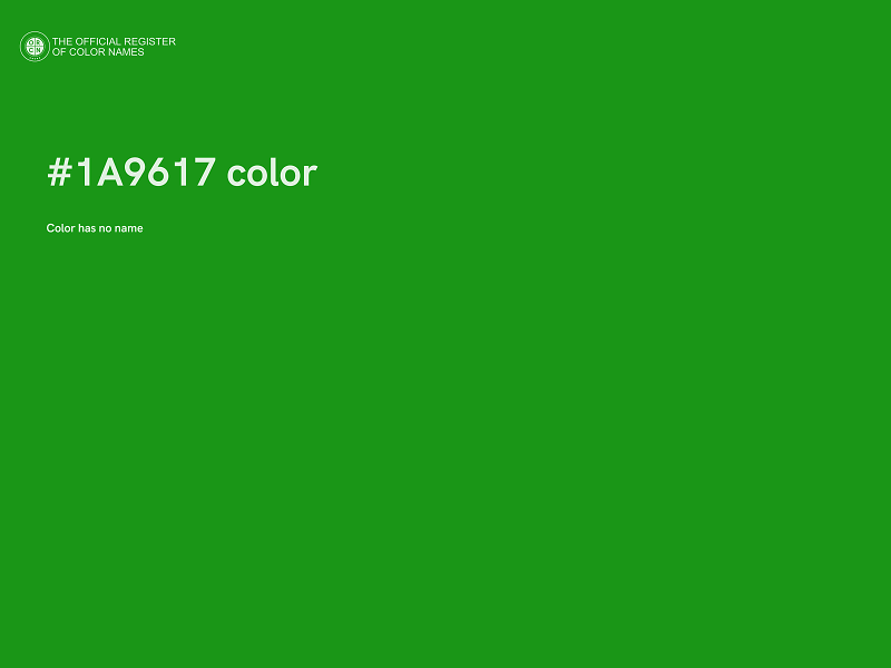 #1A9617 color image