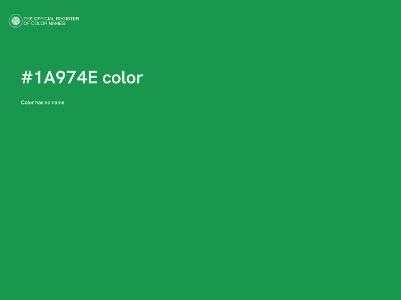 #1A974E color image