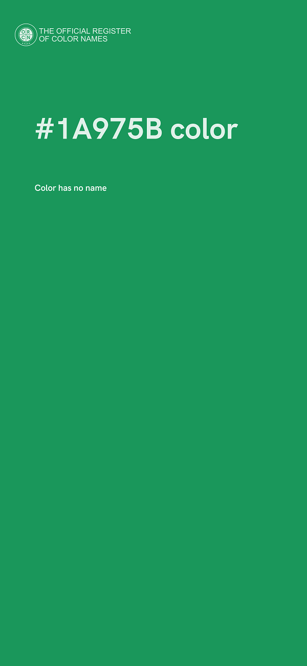 #1A975B color image