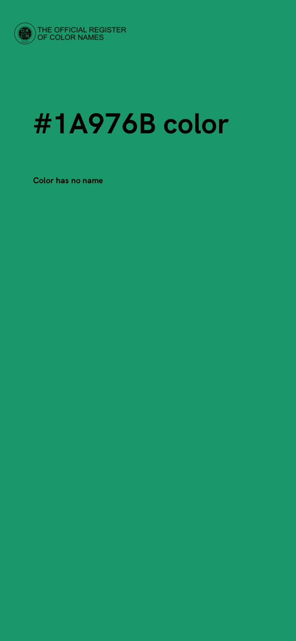 #1A976B color image