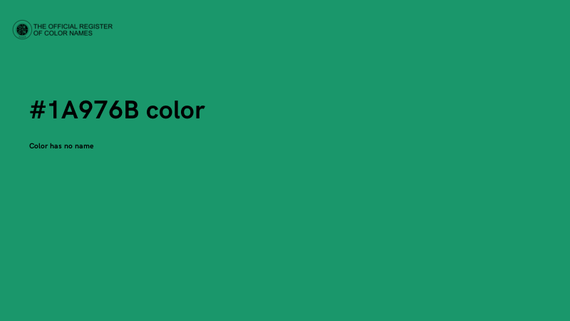 #1A976B color image