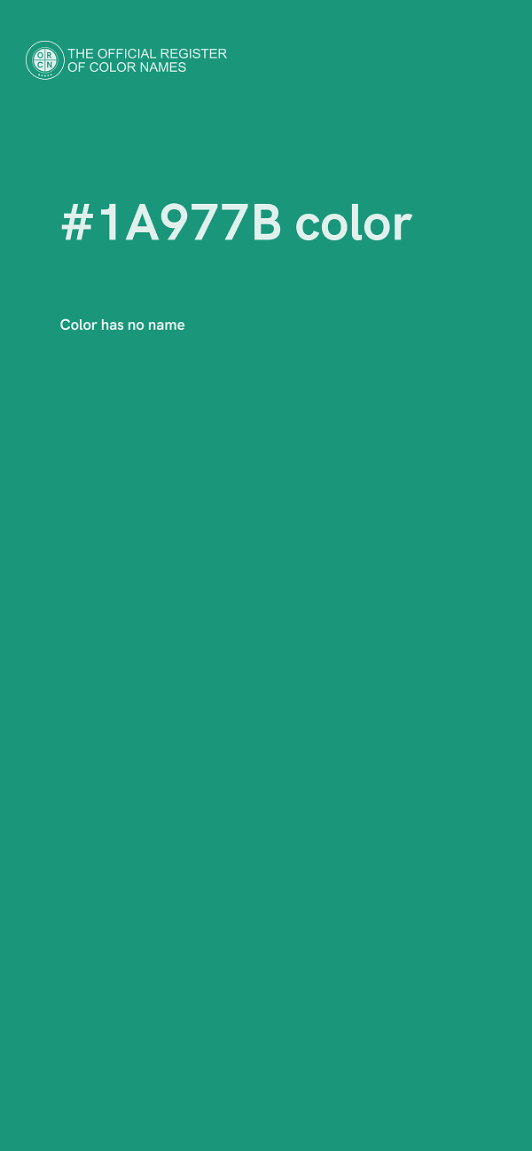 #1A977B color image
