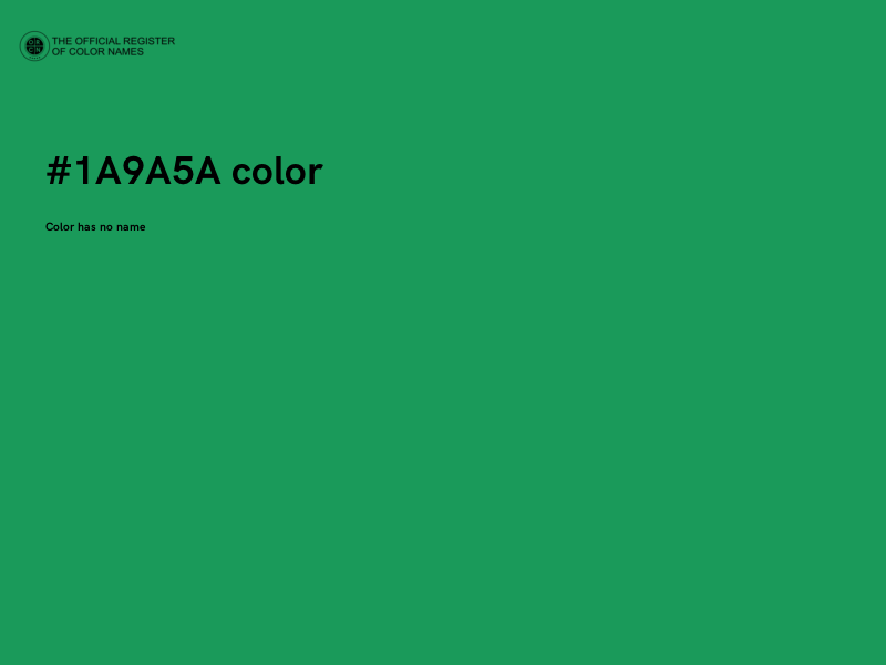 #1A9A5A color image