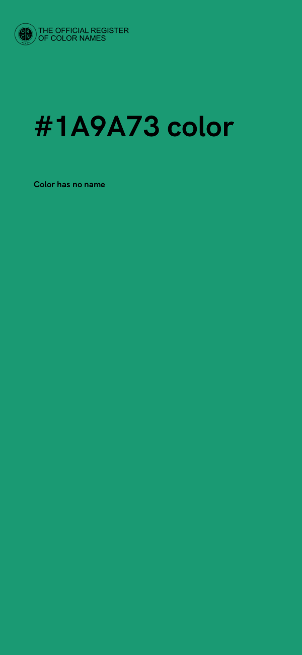 #1A9A73 color image