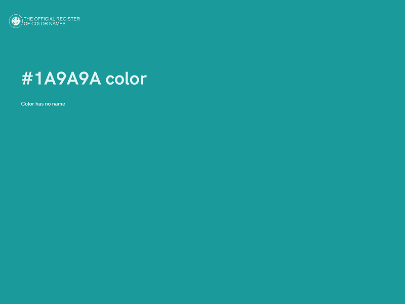 #1A9A9A color image