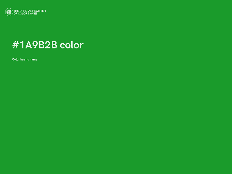 #1A9B2B color image