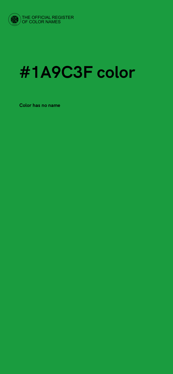 #1A9C3F color image