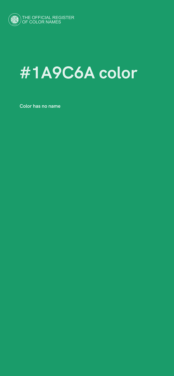 #1A9C6A color image