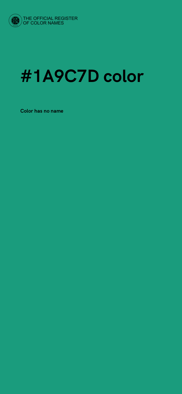 #1A9C7D color image