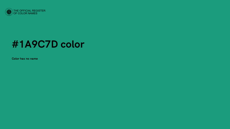 #1A9C7D color image