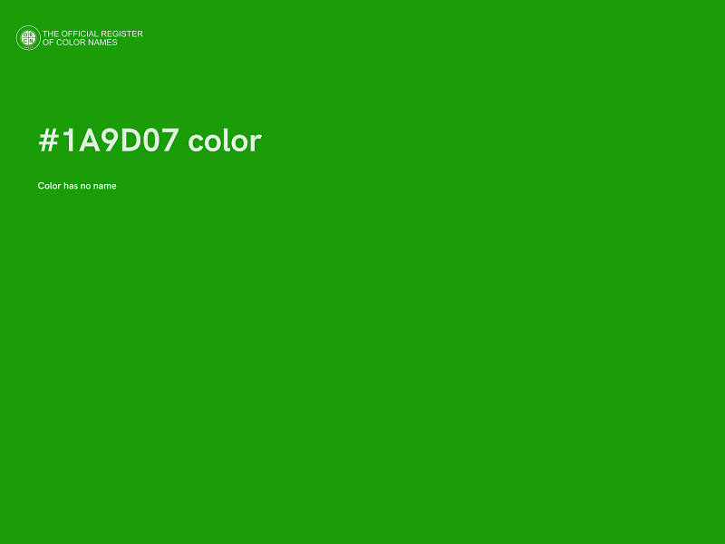 #1A9D07 color image