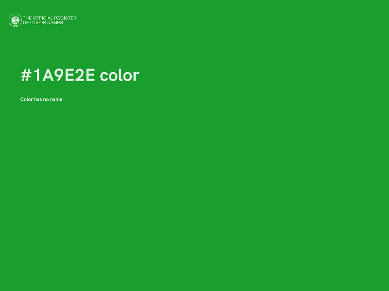 #1A9E2E color image