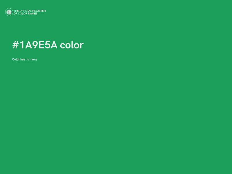 #1A9E5A color image