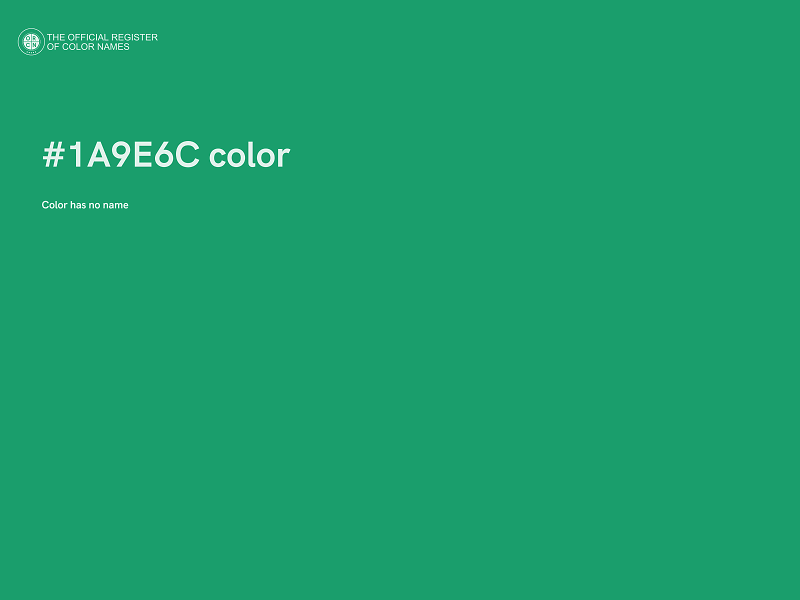 #1A9E6C color image