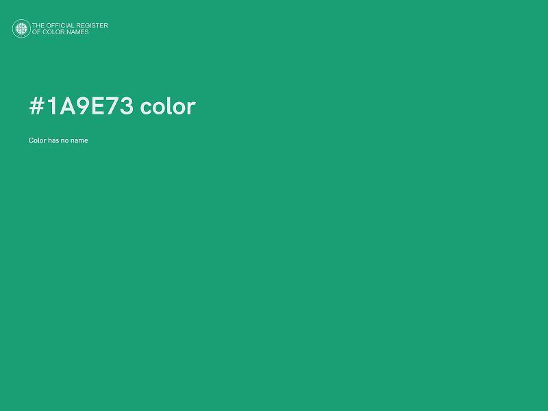 #1A9E73 color image