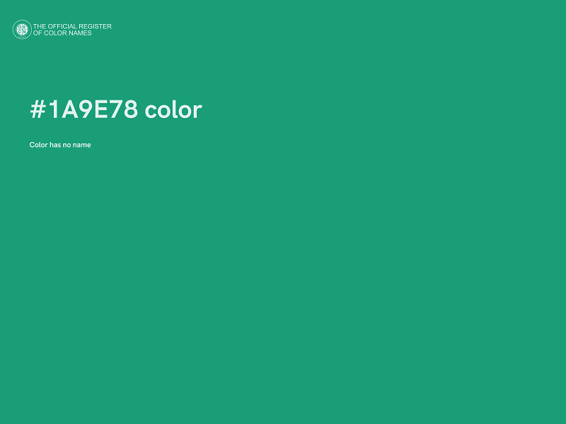 #1A9E78 color image