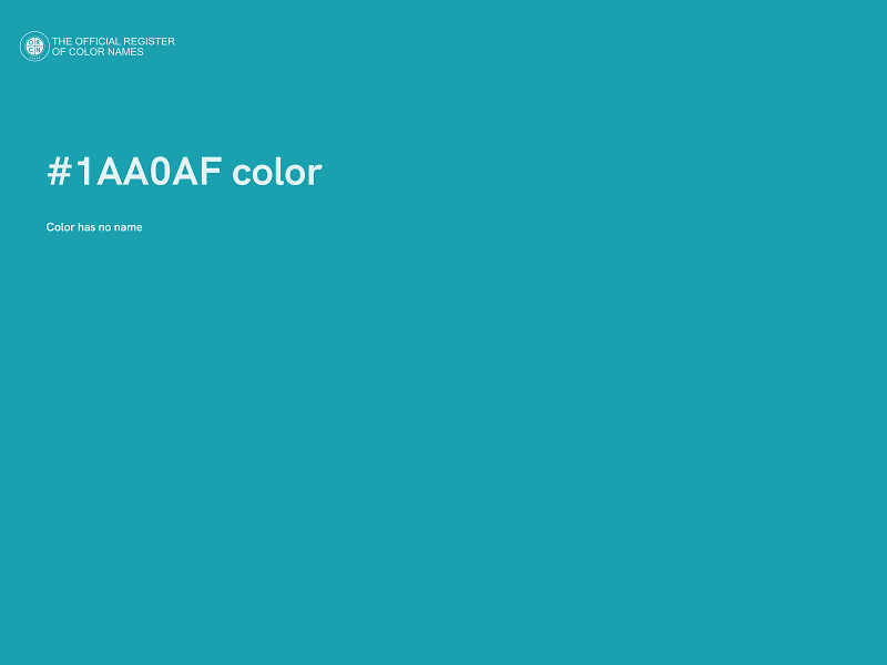 #1AA0AF color image