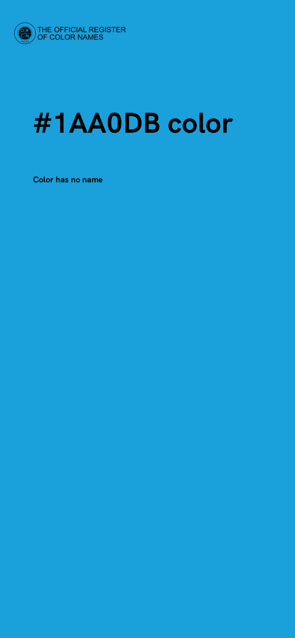 #1AA0DB color image