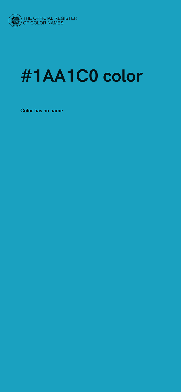 #1AA1C0 color image