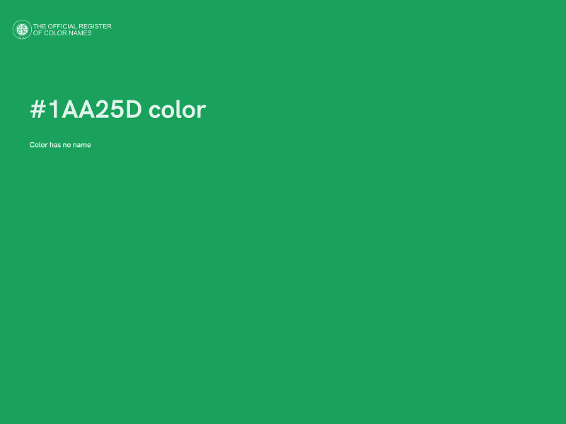 #1AA25D color image