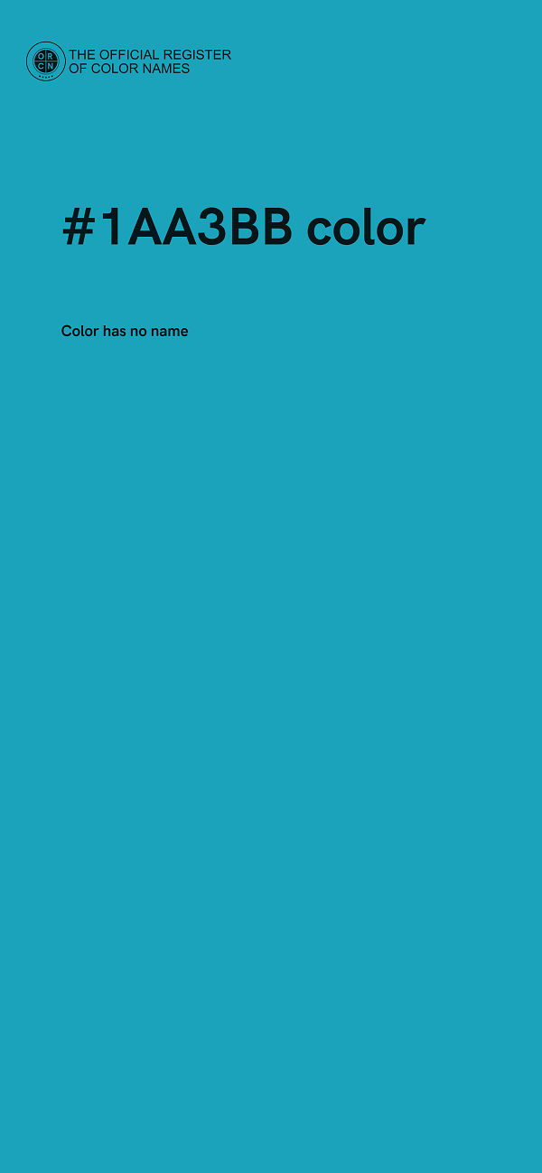 #1AA3BB color image
