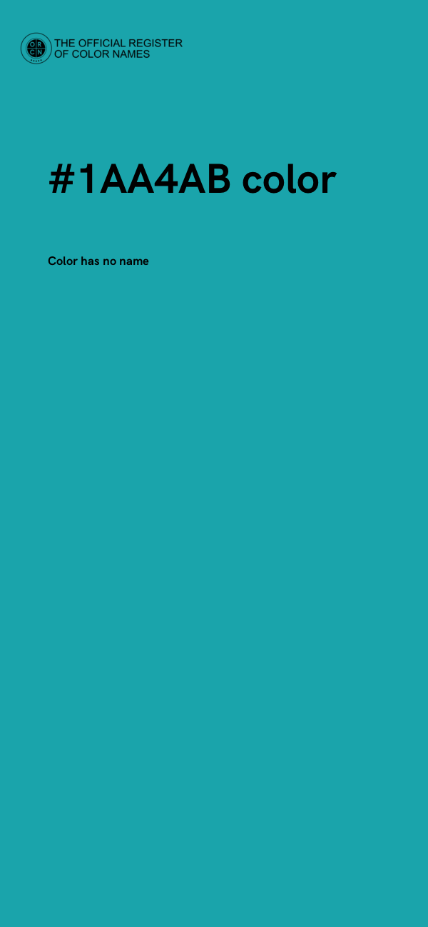 #1AA4AB color image