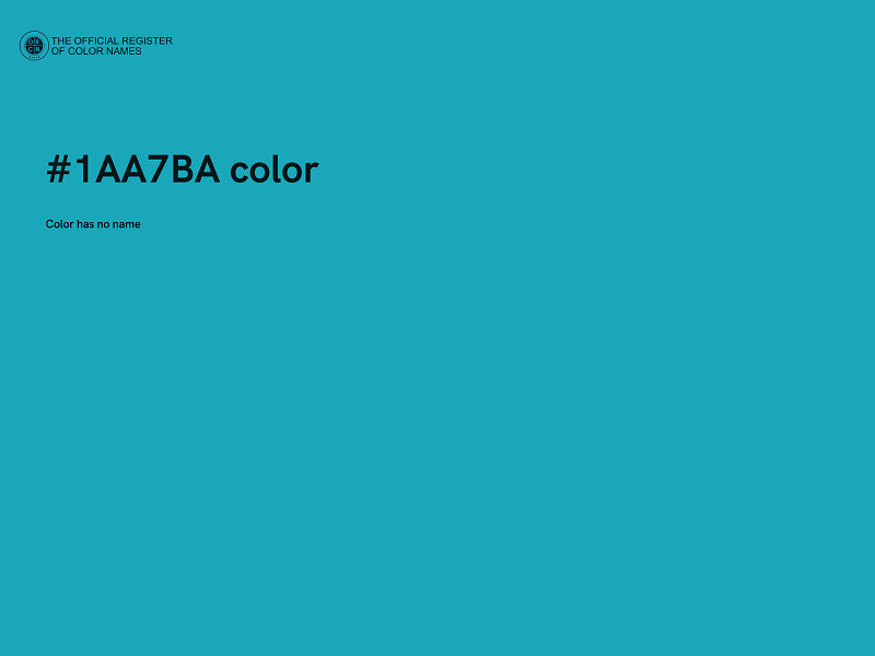 #1AA7BA color image