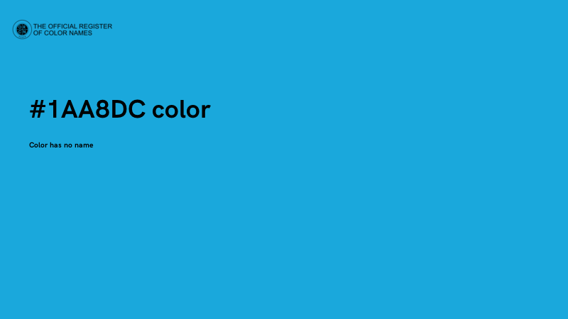 #1AA8DC color image