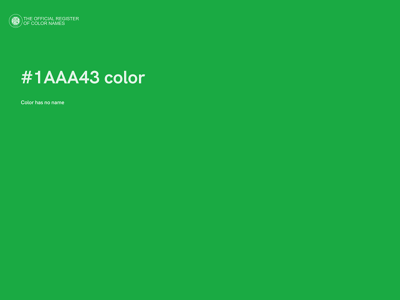 #1AAA43 color image