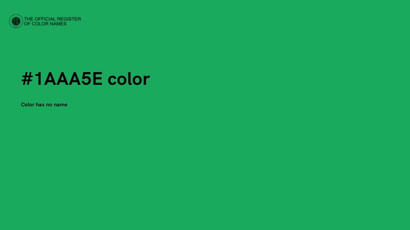 #1AAA5E color image