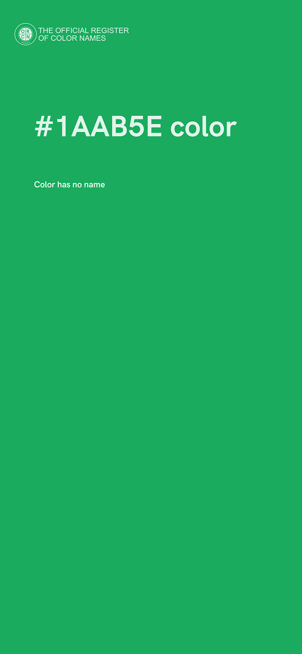 #1AAB5E color image