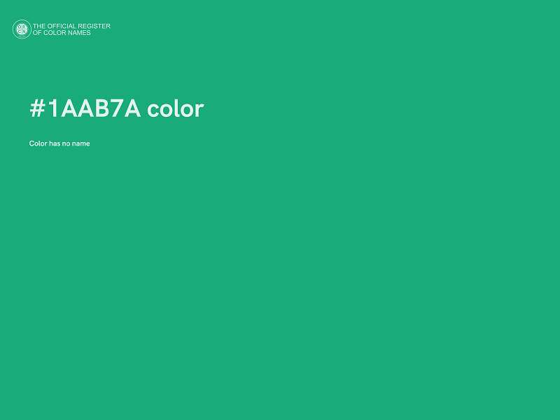 #1AAB7A color image