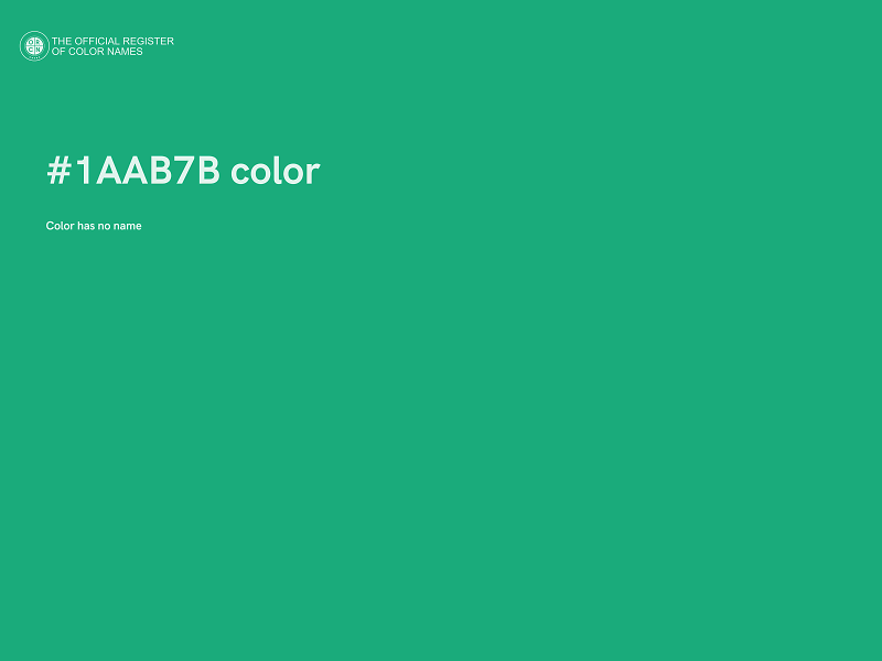 #1AAB7B color image