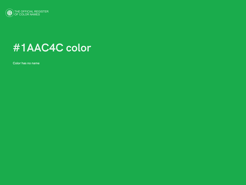 #1AAC4C color image
