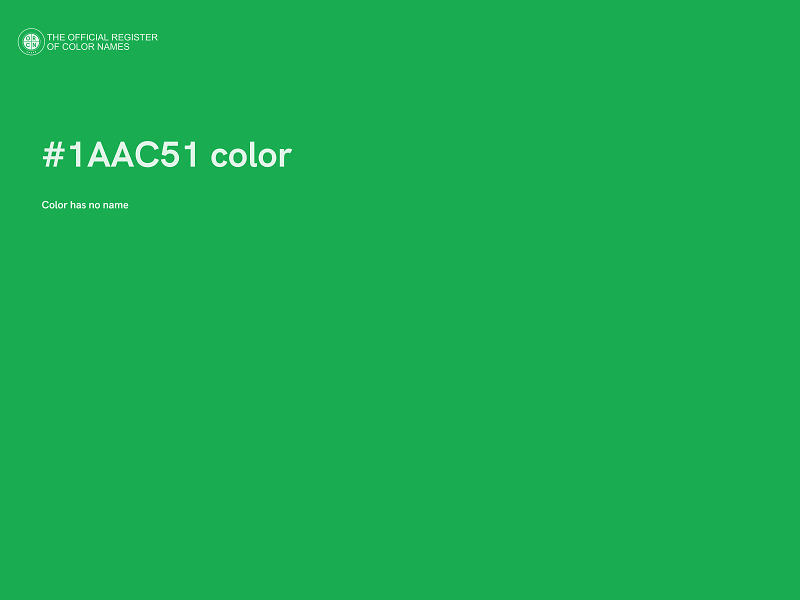 #1AAC51 color image