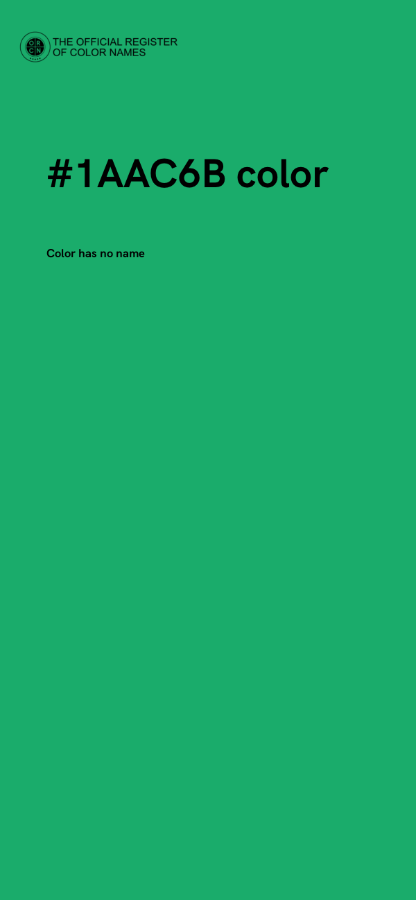 #1AAC6B color image