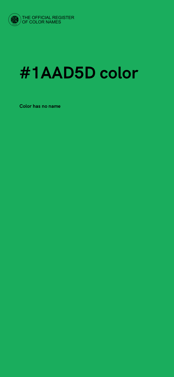 #1AAD5D color image