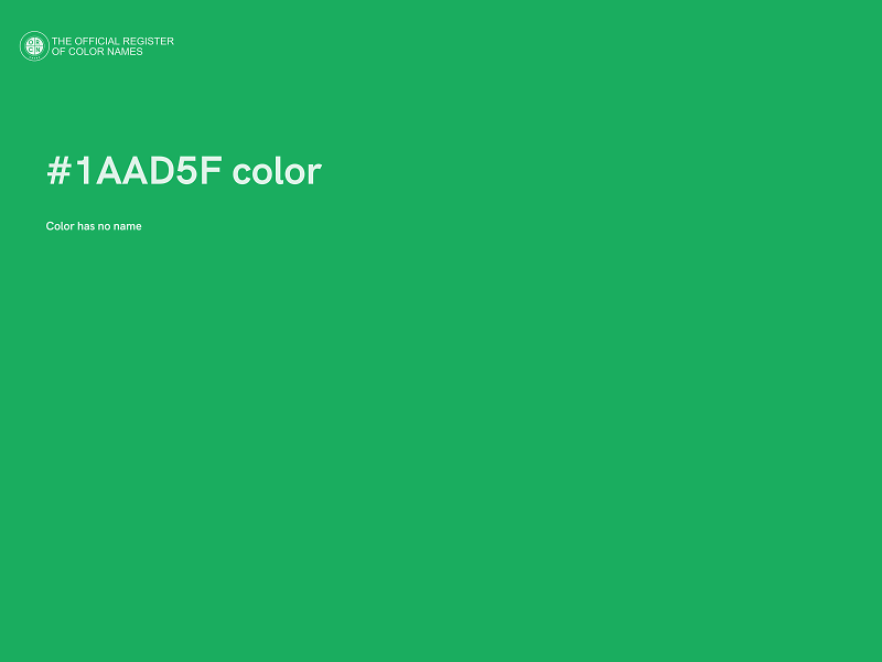 #1AAD5F color image