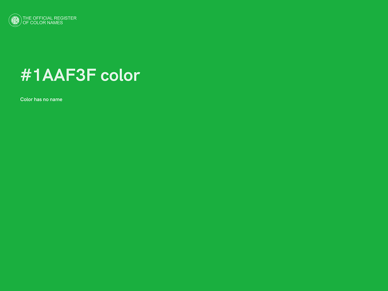#1AAF3F color image