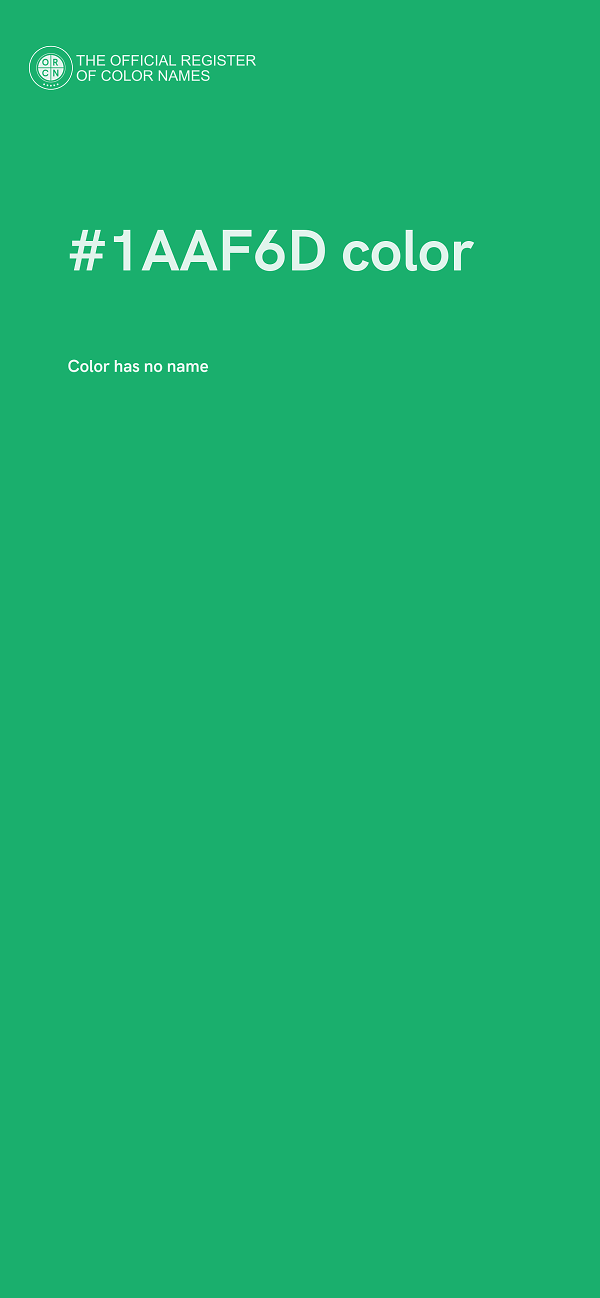 #1AAF6D color image