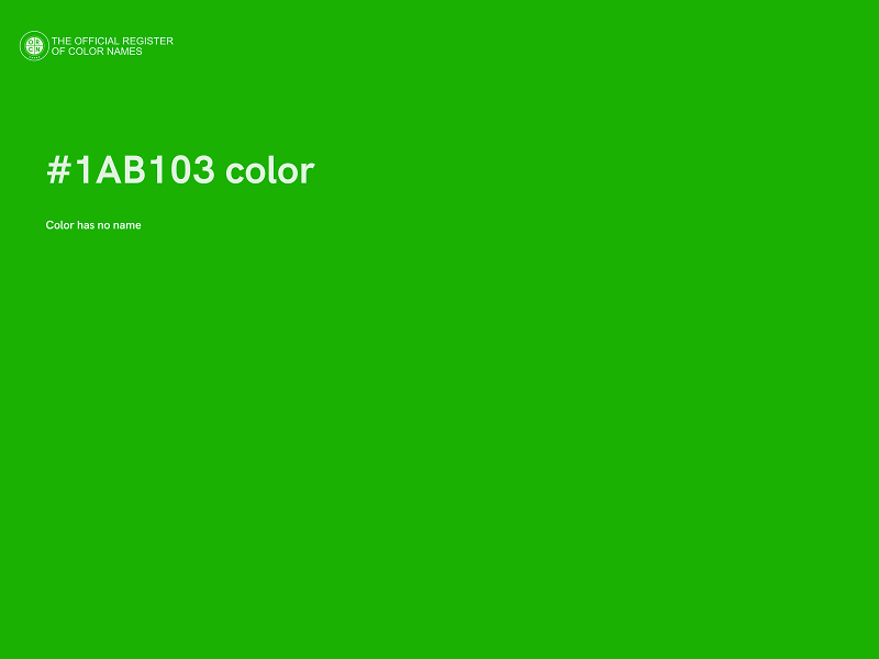 #1AB103 color image