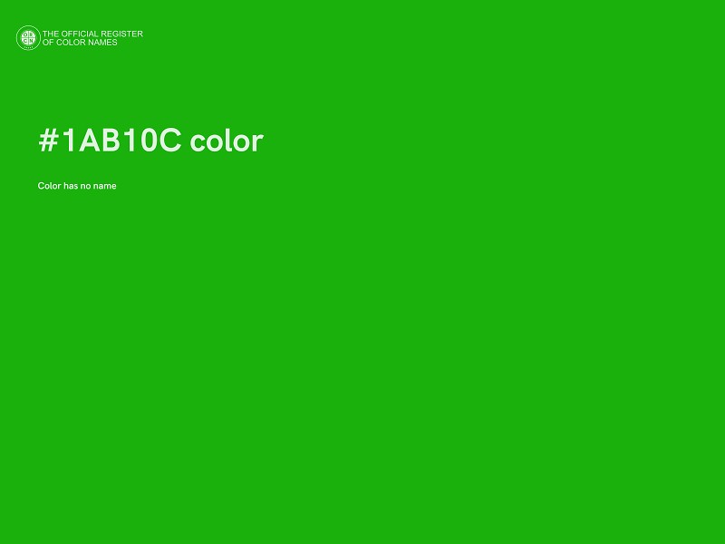 #1AB10C color image