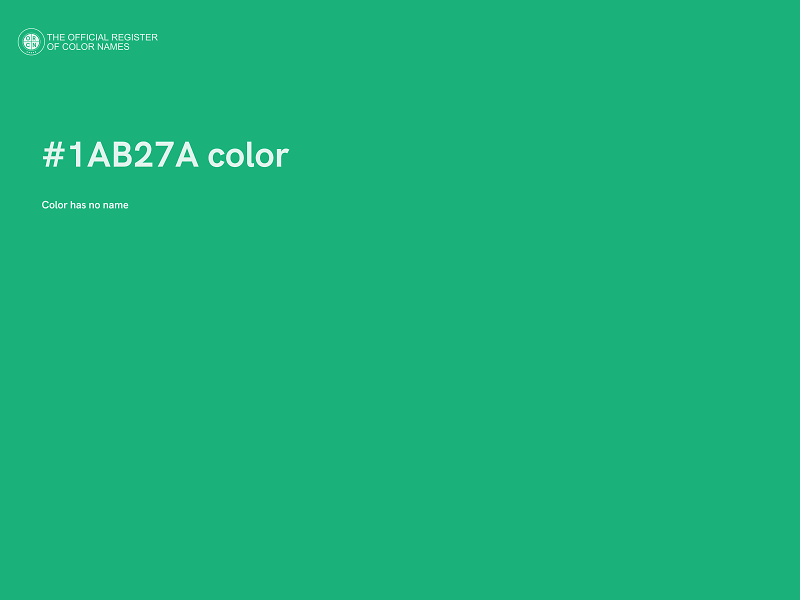 #1AB27A color image