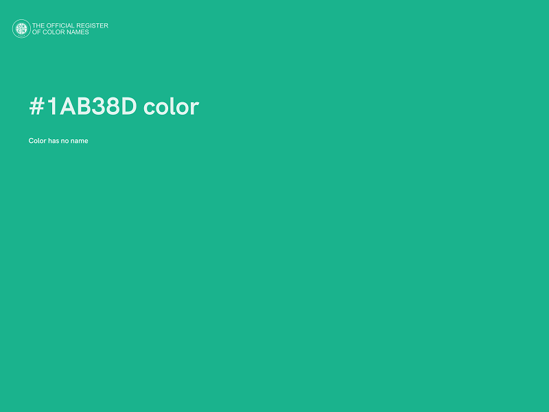 #1AB38D color image