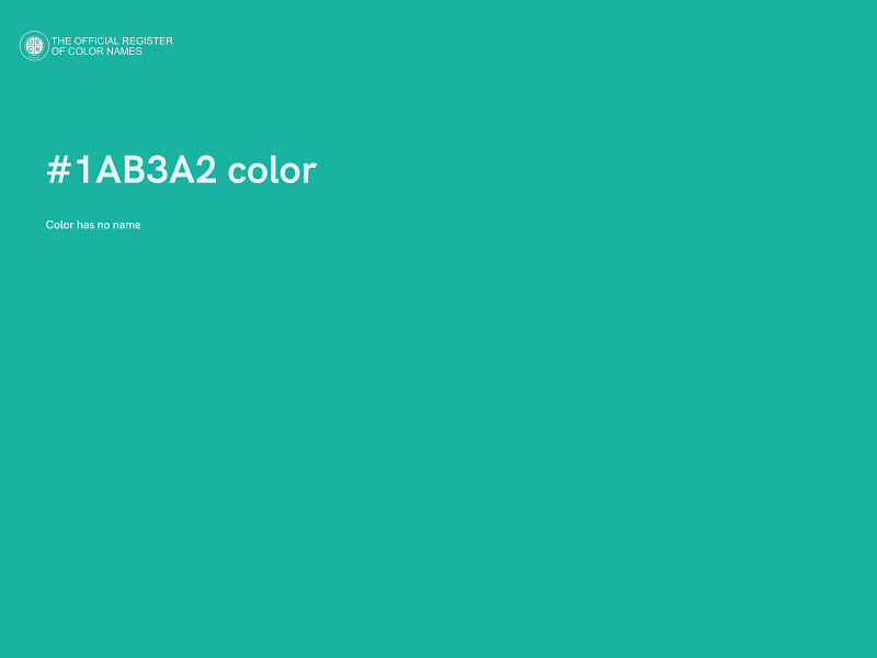 #1AB3A2 color image