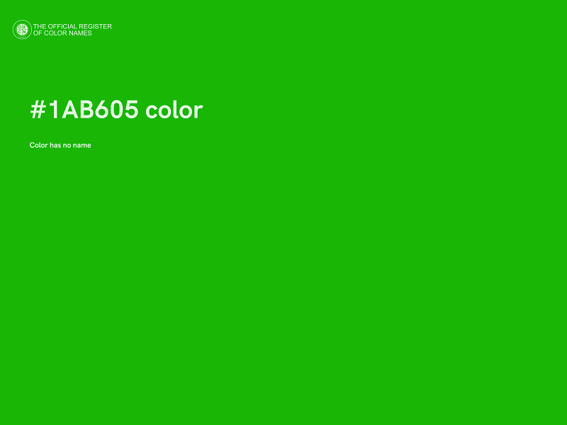 #1AB605 color image
