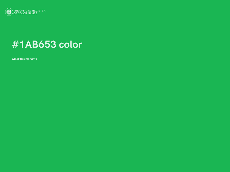 #1AB653 color image