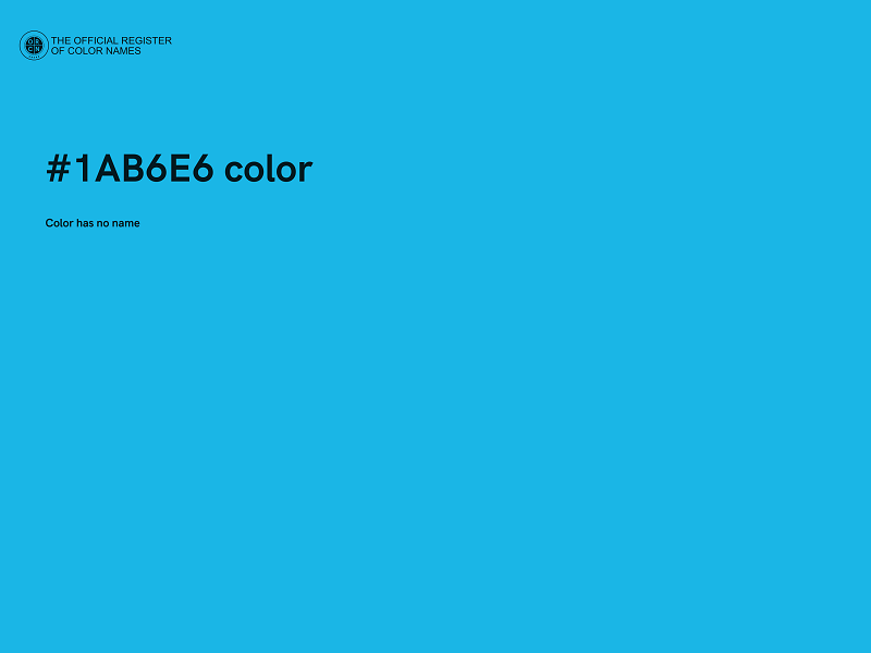 #1AB6E6 color image